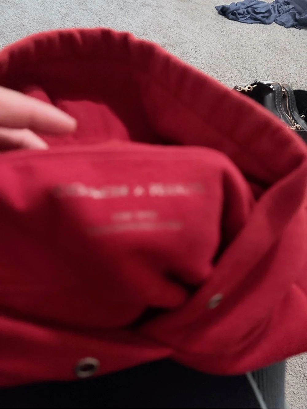 Coach Red Snoopy Graphic Pullover Hoodie